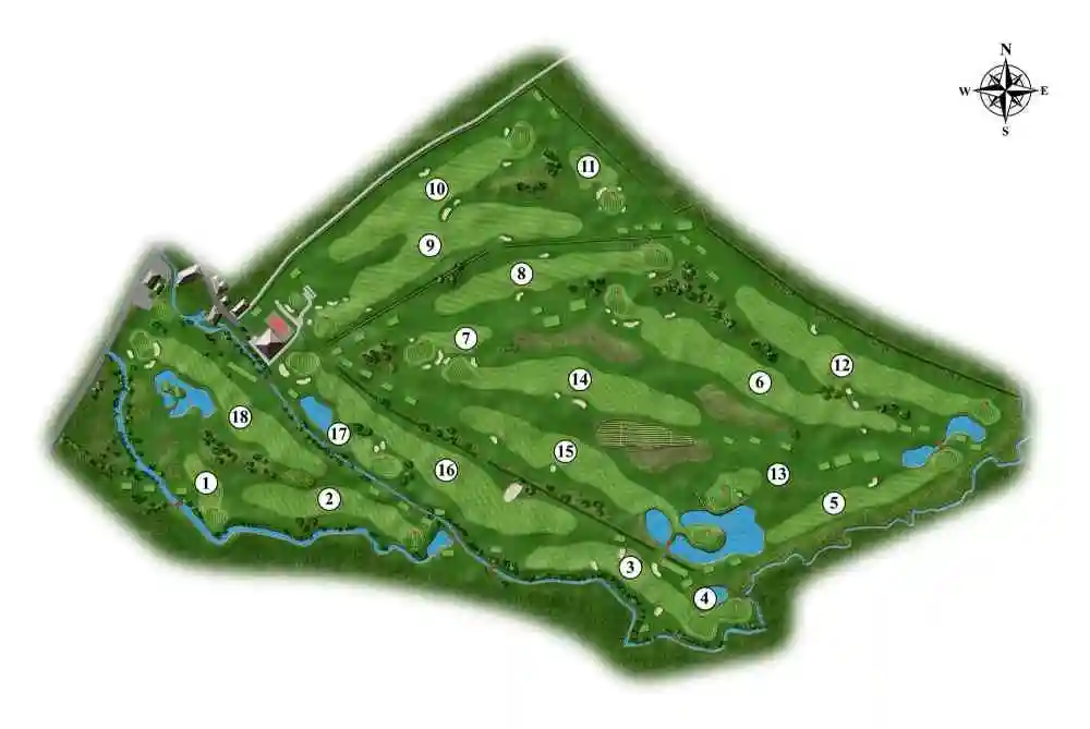 golf photoshop render