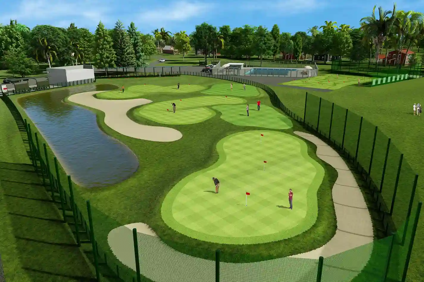 golf 3d render