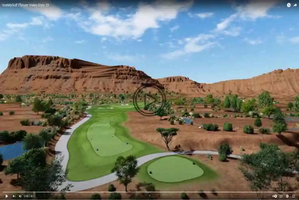 golf 3d flyover