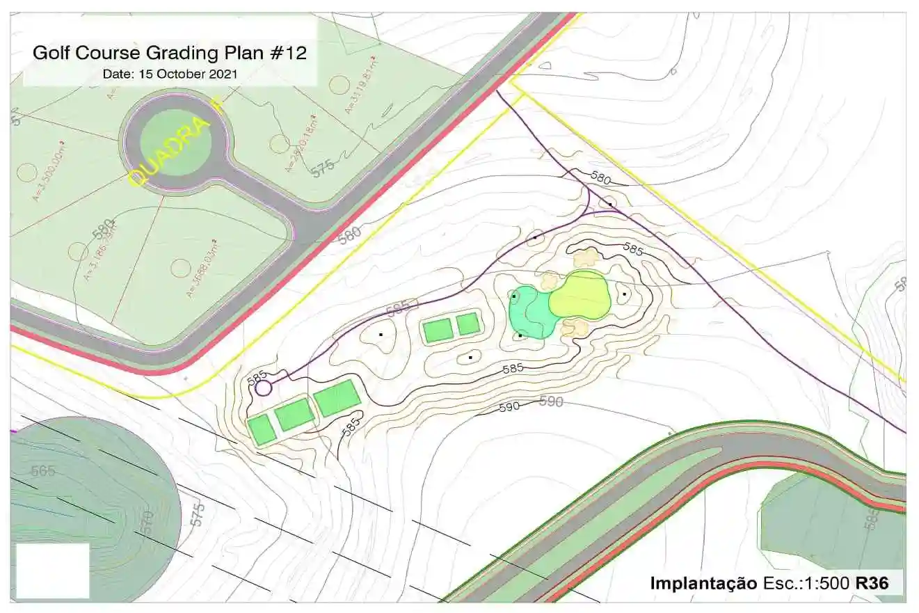golf course grading plan
